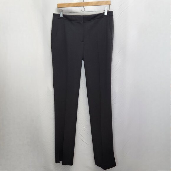 T Tahari Pants - T Tahari Dress Pants Womens 8 Black Trousers Office Preppy Side Slits Office S08